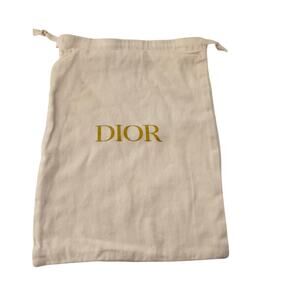 Dior Cotton Drawstring‎ Cover Dust Bag 11" L x 9" W Travel Designer Luxury
